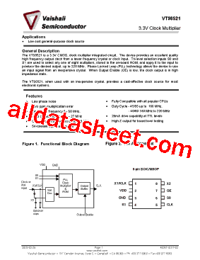 VT98521S1X型号图片