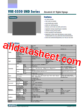 VUE-5550-UD50PX-L0型号图片
