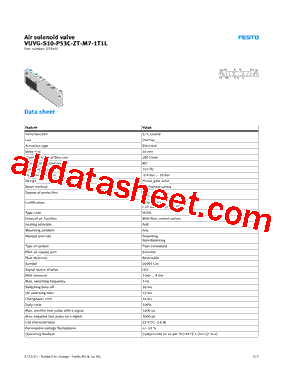 VUVG-S10-P53C-ZT-M7-1T1L型号图片