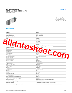 VUVS-L25-M52-AZD-N14-F8型号图片