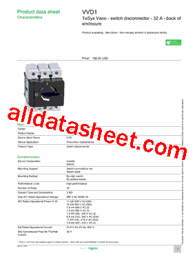 VVD1型号图片