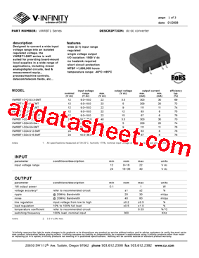 VWRBT1-D12-S5-SMT型号图片