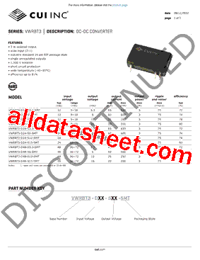 VWRBT3-D48-S15-SMT型号图片