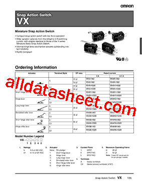 VX-01-1A3型号图片