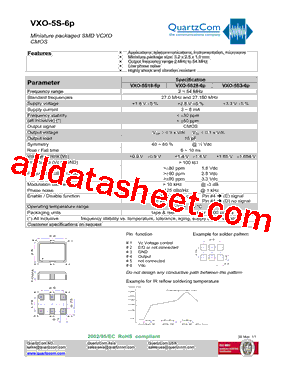 VXO-5S3-6P型号图片