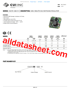 VXO78-500-M型号图片