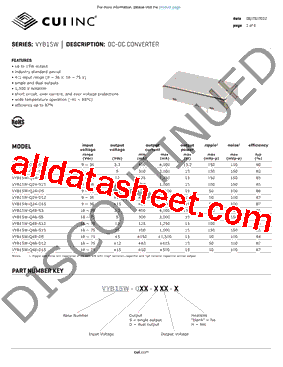 VYB15W-Q24-D12型号图片