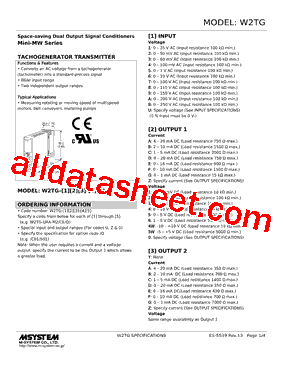 W2TG0-111-M2/CE型号图片