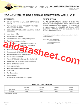 W3HG2128M72ACER-AD6型号图片