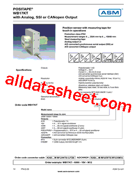 WB17KT-3500-ADCANOP-KAB3M型号图片