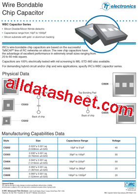 WBC-C0202AA-102-J型号图片