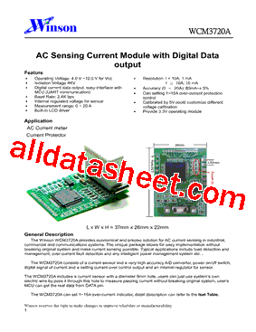 WCM3720A型号图片
