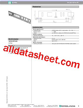 WCS3-ID70-M1型号图片