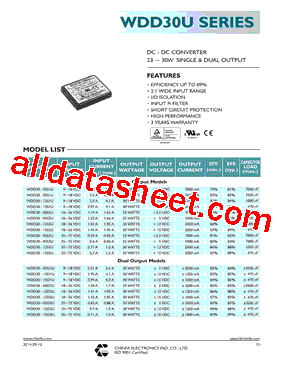 WDD30-12S1U型号图片