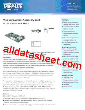 WEBCARDLX型号图片