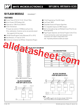 WF128K16-70CC5型号图片