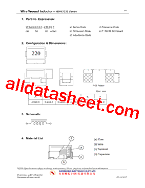 WI453232-680F型号图片