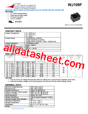 WJ109F1A123VDC.36型号图片