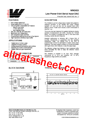 WM2623CD型号图片