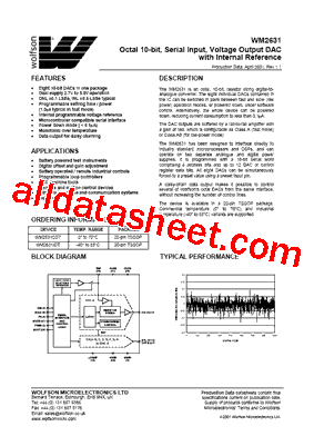 WM2631IDT型号图片