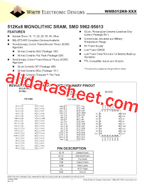 WMS512K8-15CLM型号图片