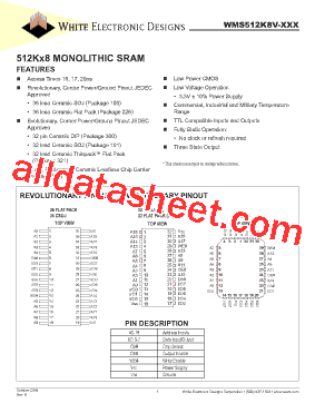 WMS512K8V-15DEIA型号图片