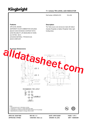 WP934PJ-3YD型号图片