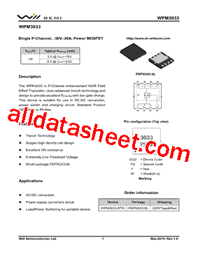 WPM3033-8/TR型号图片