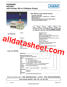 WS10ZG-1000-ADSI16-L25型号图片