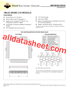 WS1M32V-17G3MA型号图片