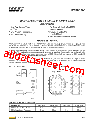 WS57C51C-45CMB型号图片