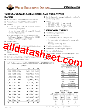 WSF128K16型号图片