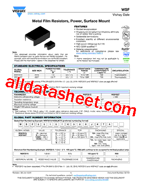 WSF2515100R0DEEKTA型号图片