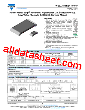 WSL0603L000DEA18型号图片