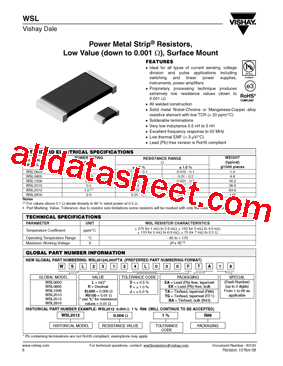 WSL0603LFBA型号图片