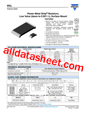 WSL0805LDEA1型号图片