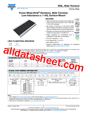 WSL10204L000FEA型号图片