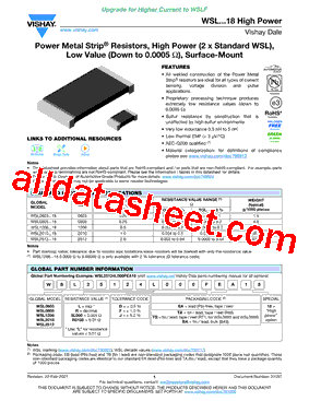 WSL1206R0100DTG18型号图片