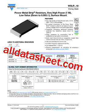 WSLP08055L000JEK18型号图片