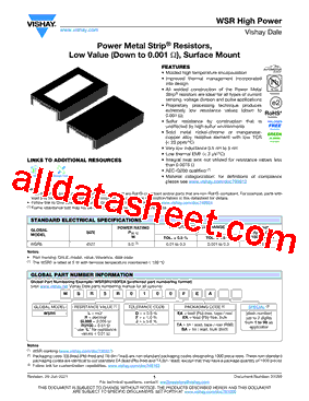 WSR25L000FBA01型号图片