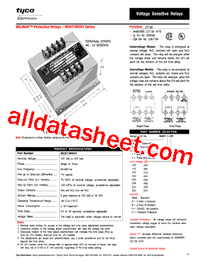 WUVT-1-120AC-P型号图片