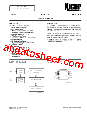 X24C00SI型号图片