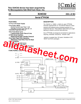 X24C02CS8型号图片