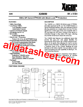 X25650V20I型号图片