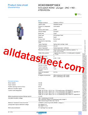 XCKD39H0P16EX型号图片