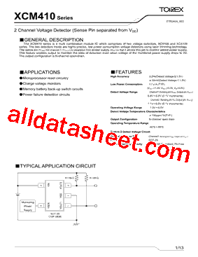 XCM410AA01MR-G型号图片