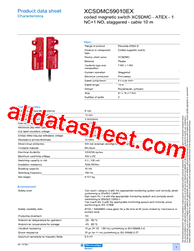 XCSDMC59010EX型号图片