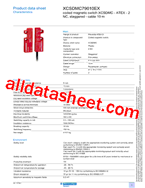XCSDMC79010EX型号图片