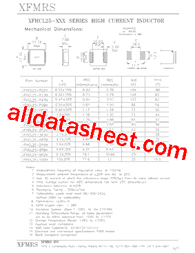 XFHCL25-R22M型号图片