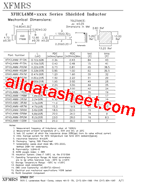 XFHCL4MM-R22M型号图片